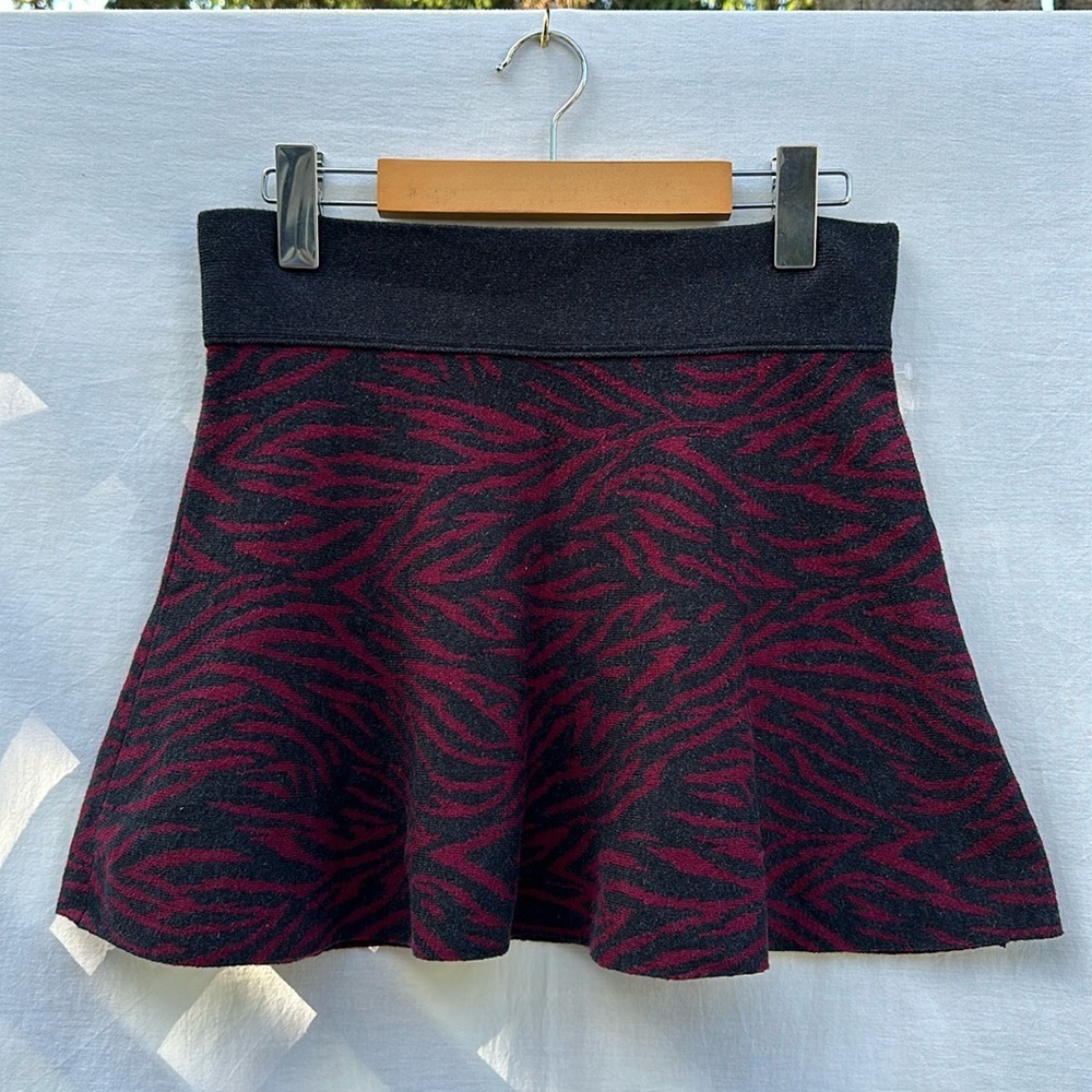 Talula Zebra Print Mini Skirt